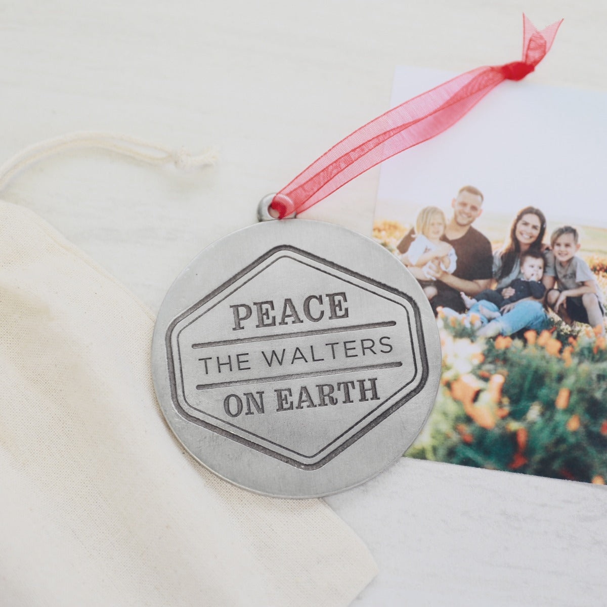Peace on Earth Ornament (Pewter)