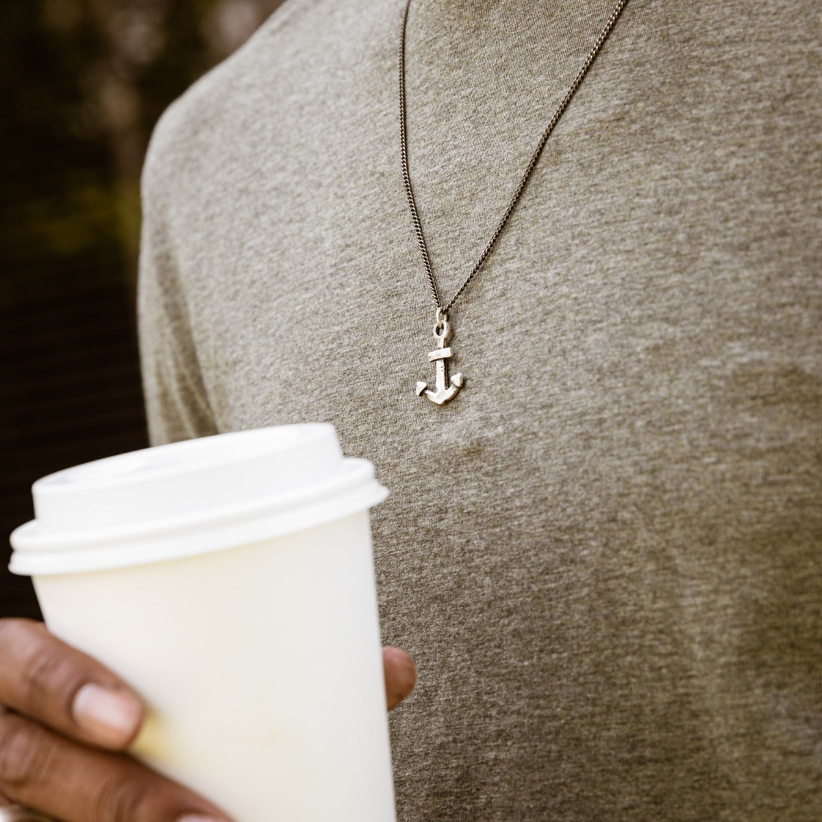 Anchor of My Soul Necklace [Sterling Silver]