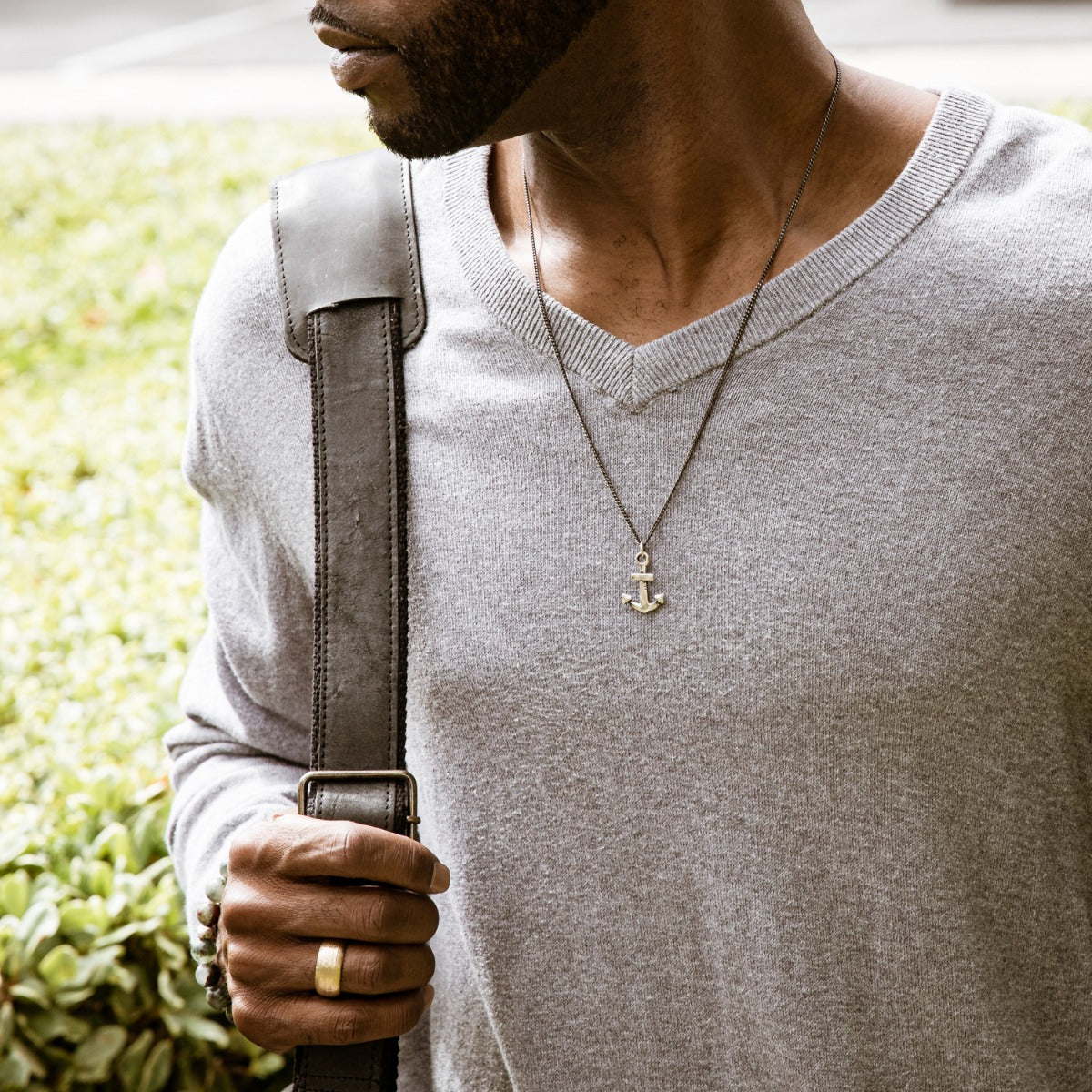 Anchor of My Soul Necklace [Sterling Silver]