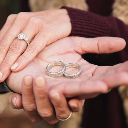 Withstand Stacking Ring (Antiqued Sterling Silver)