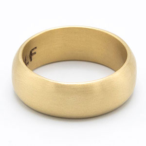 Collide with the Sky Ring [Smooth 14K Solid Gold]
