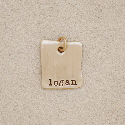 Square Tag (9K Solid Gold)