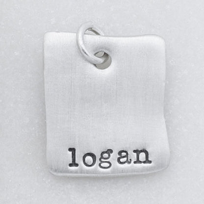 Square Tag (Sterling Silver)