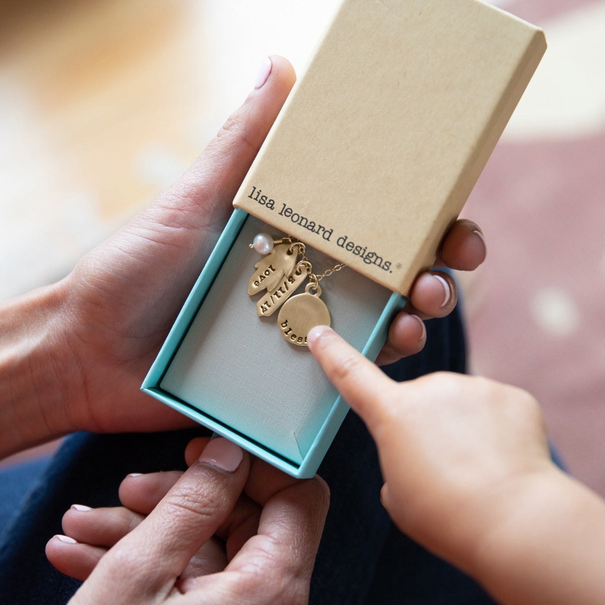 Storyteller Necklace (14K Solid Gold)