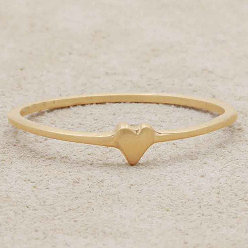 Sweet Love Ring - One Heart (9K Solid Gold)