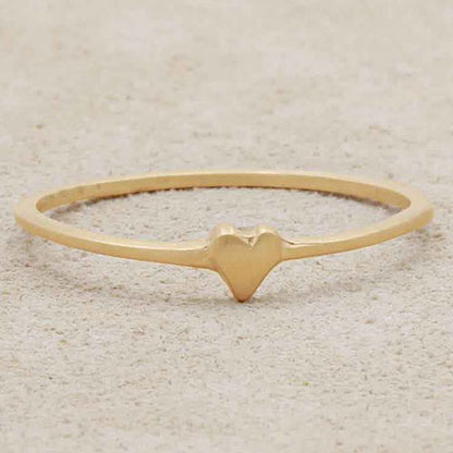 Sweet Love Ring - One Heart (9K Solid Gold)