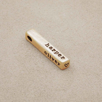 What Matters Most Charm - 3 Sides (14K Solid Gold)
