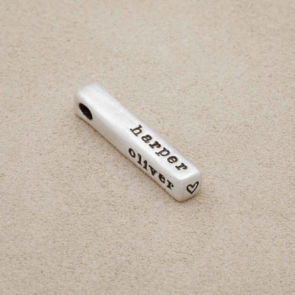 What Matters Most Charm - 3 Sides (Sterling Silver)