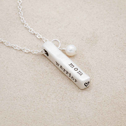 What Matters Most Necklace - 3 Sides (Sterling Silver)