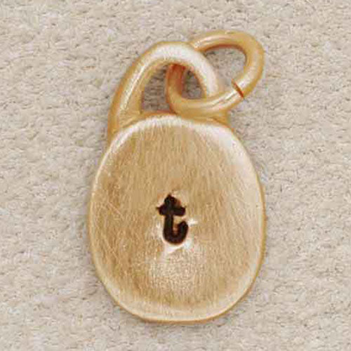 Wild About You Circle Charm {10K Solid Gold}