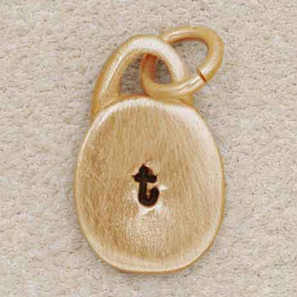 Wild About You Circle Charm {10K Solid Gold}