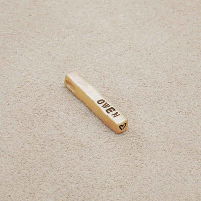 Word of the Year Charm - 2 Sides {10K Solid Gold}