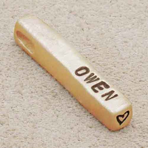 Word of the Year Charm - 2 Sides {10K Solid Gold}