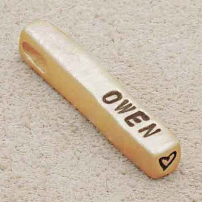 Word of the Year Charm - 2 Sides {10K Solid Gold}